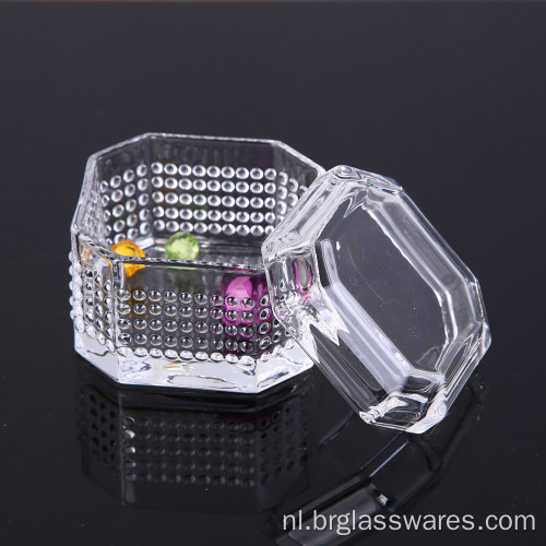 Hot Selling Unieke Design Crystal Glass Jewel Box